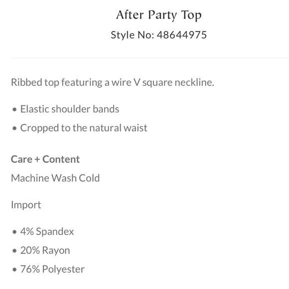 Free People After Party Top -Golden Palm - Picture 5 of 8